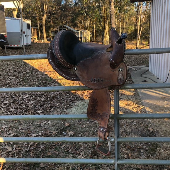 Diamond cross saddle - Picture 5 of 6